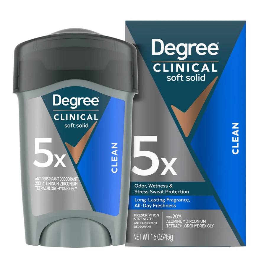 Degree Men Clean Clinical Antiperspirant Soft Solid